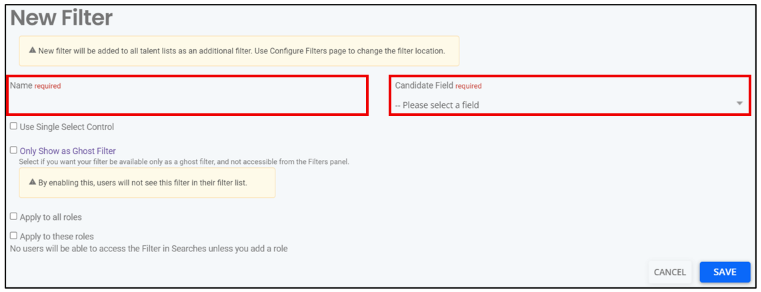 New Custom Filter page_ Add name_select candidate field