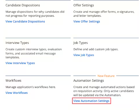 Jobvite ATS Automation Engine: Candidate Workflow States in Automations